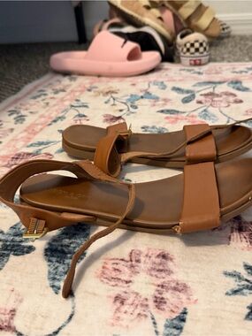 Women’s Brown Leather Strappy Sandals - Classic Summer Style